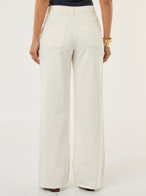 Jeans met wijde pijpen - L32 - Kiabi