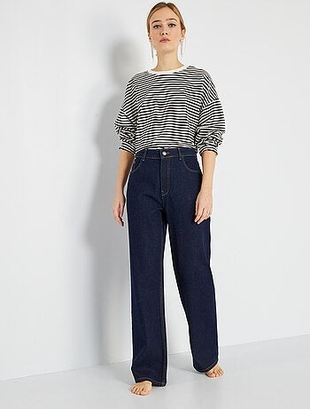Jeans met wijde pijpen - L34