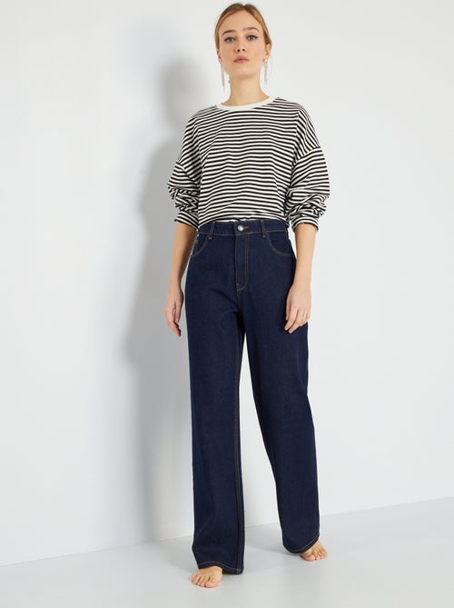 Jeans met wijde pijpen - L34 - Kiabi