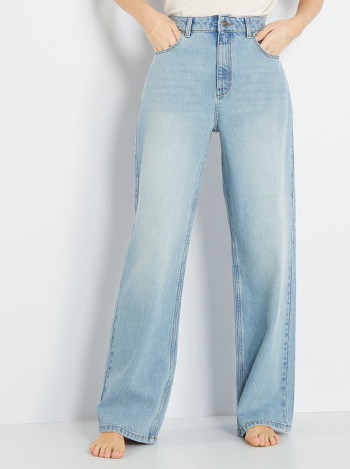 Jeans met wijde pijpen - L34 - Kiabi