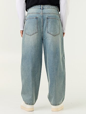 Jeans met wijde pijpen en 5 zakken