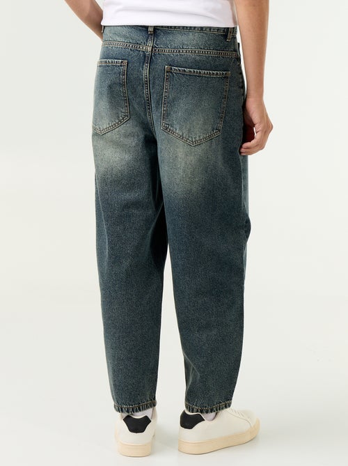 Jeans met wijde pijpen en 5 zakken - Kiabi Jeans met wijde pijpen en 5 zakken - Kiabi