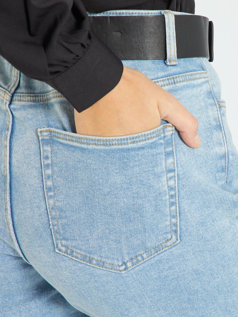 Jeans met wijde pijpen / wijd model - GROEN - - 27.00
