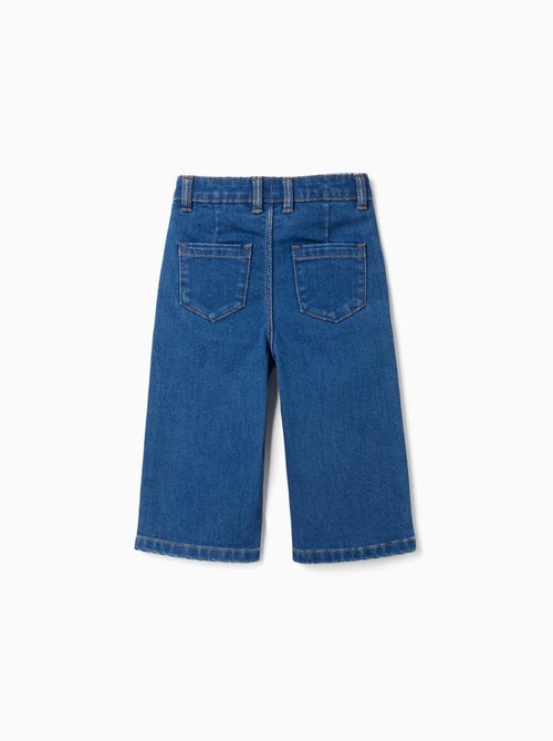 Jeans met wijde pijpen met 4 zakken - Kiabi