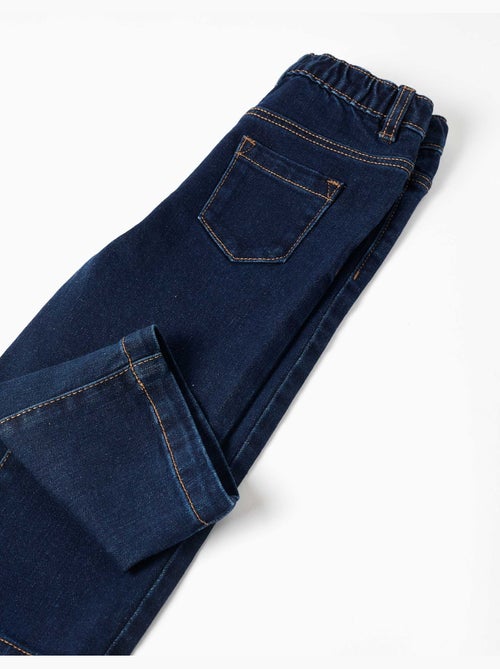 Jeans met wijde pijpen met drukknopen aan de voorkant - Kiabi