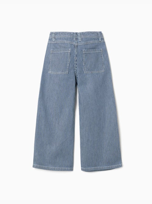 Jeans met wijde pijpen met strepen - Kiabi Jeans met wijde pijpen met strepen - Kiabi