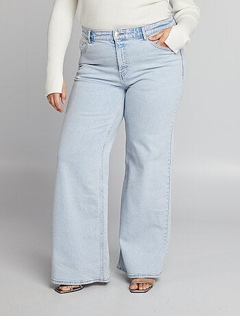 Jeans met wijde pijpen / wijd model