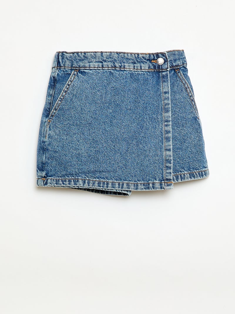 Jeans rokbroek Blauw - Kiabi