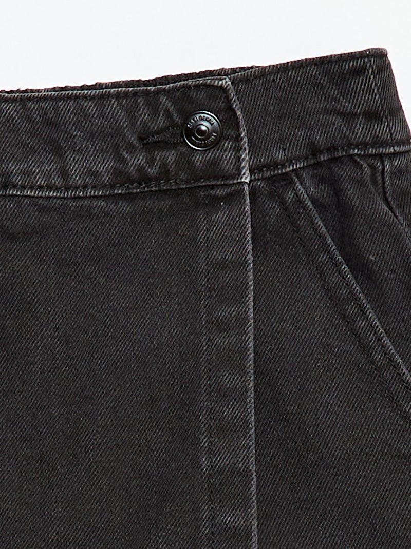Jeans rokbroek Grijs - Kiabi