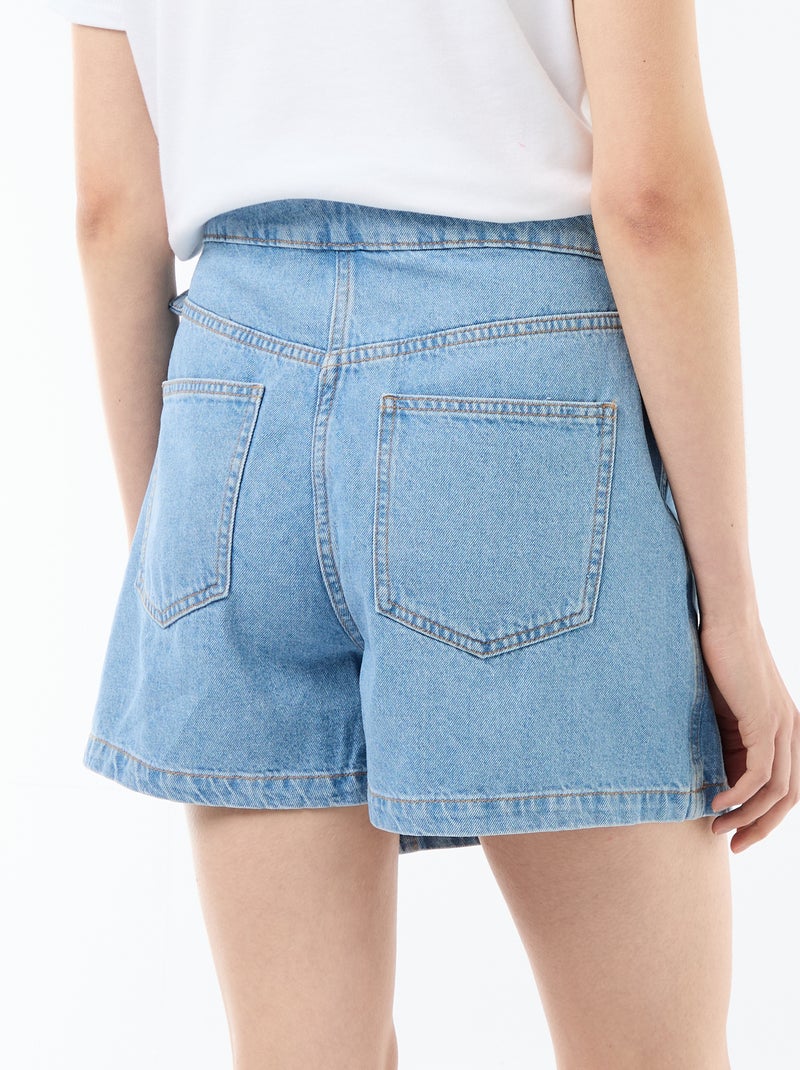 Jeans rokshort Blauw - Kiabi