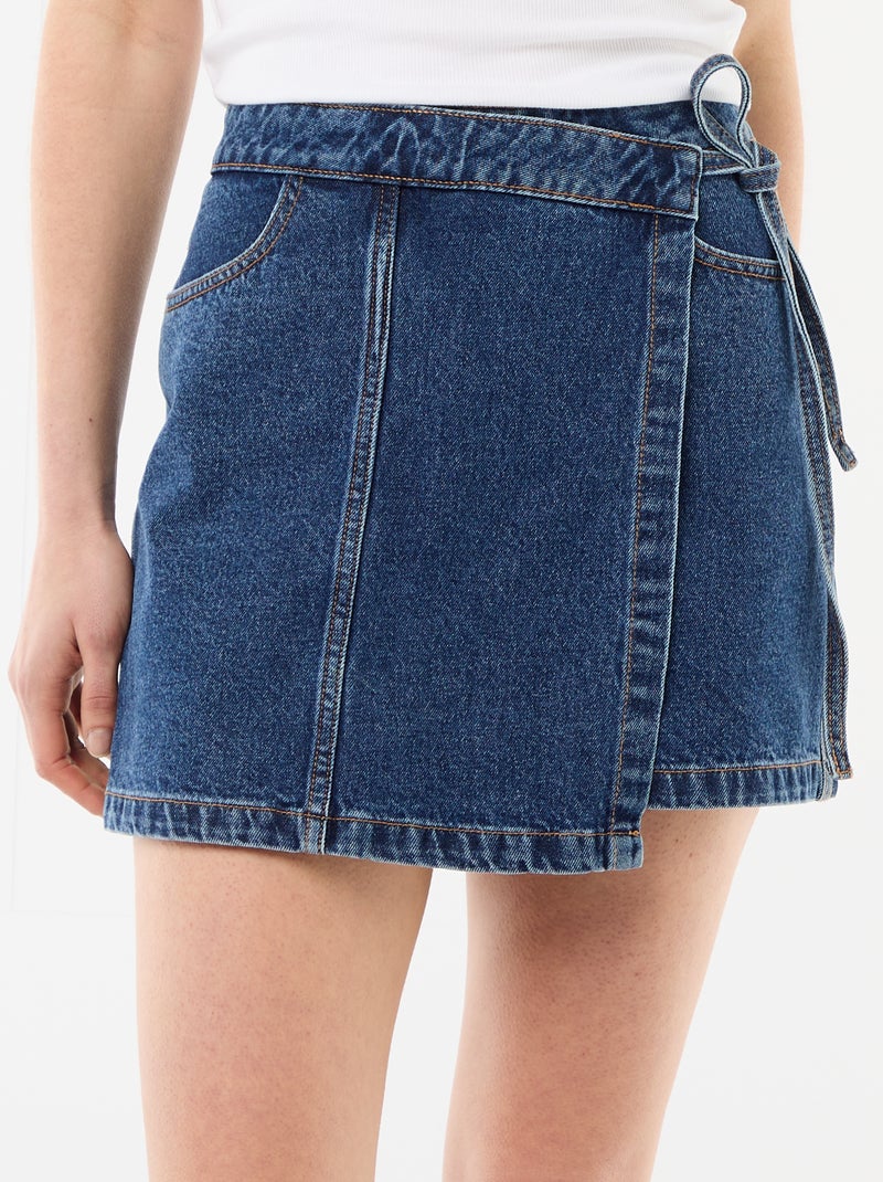 Jeans rokshort Blauw - Kiabi