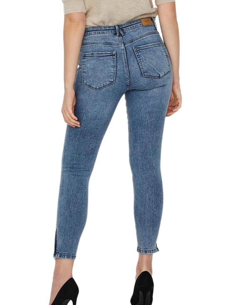 Jeans Slim Femme Vero Moda Bleu - Kiabi