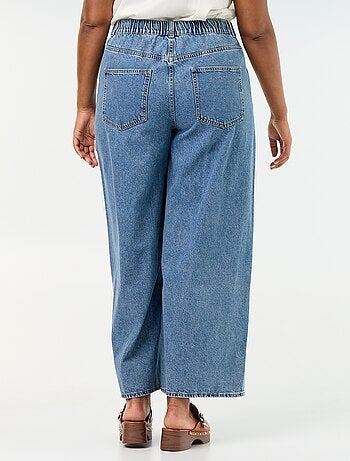 Jeans super wide leg met 5 zakken