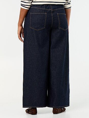 Jeans super wide leg met 5 zakken