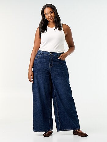 Jeans super wide leg met 5 zakken