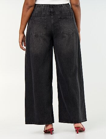 Jeans super wide leg met 5 zakken