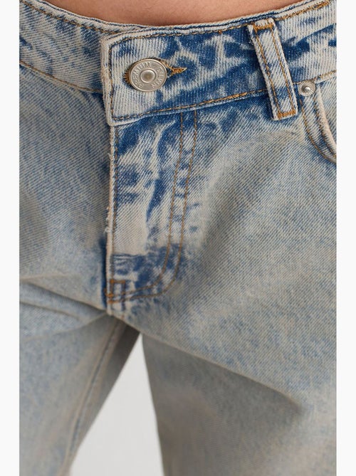 Jeans van katoenen denim met wijde pijp en middelhoge taille dilvin - Kiabi Jeans van katoenen denim met wijde pijp en middelhoge taille dilvin - Kiabi