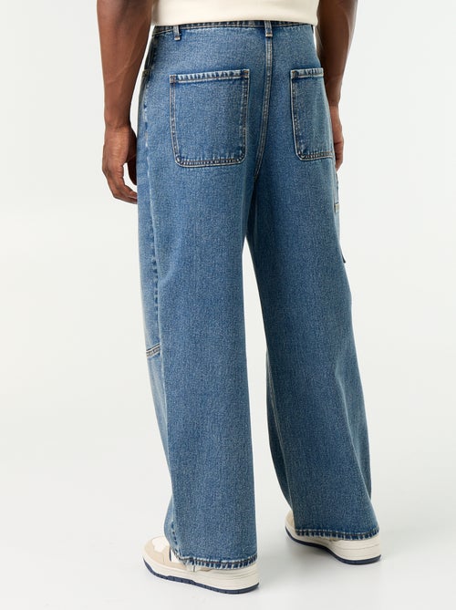 Jeans wide fit / loose fit met 5 zakken - Kiabi