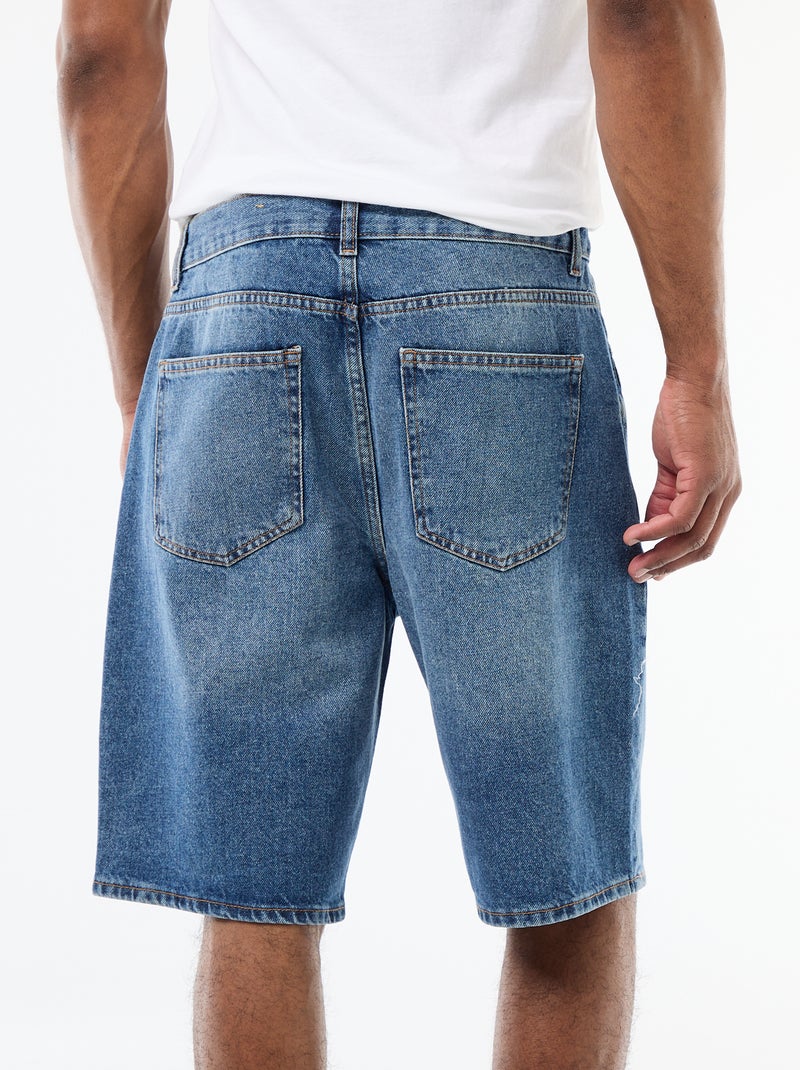 Jeansbermuda Blauw - Kiabi