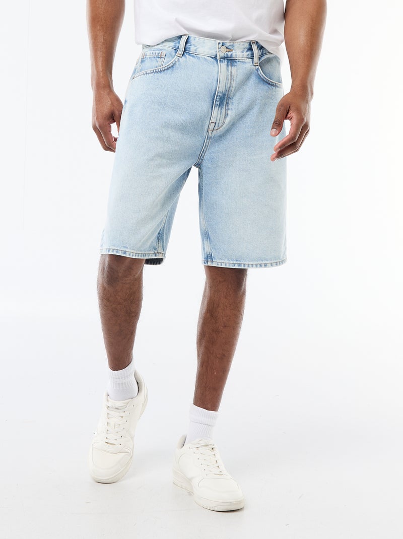Jeansbermuda Blauw - Kiabi