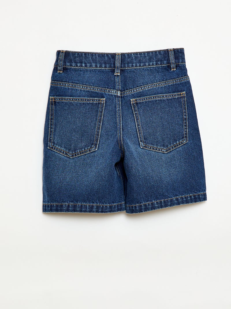 Jeansbermuda Blauw - Kiabi