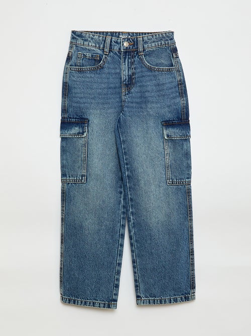 Jeansbroek met zakken - Kiabi