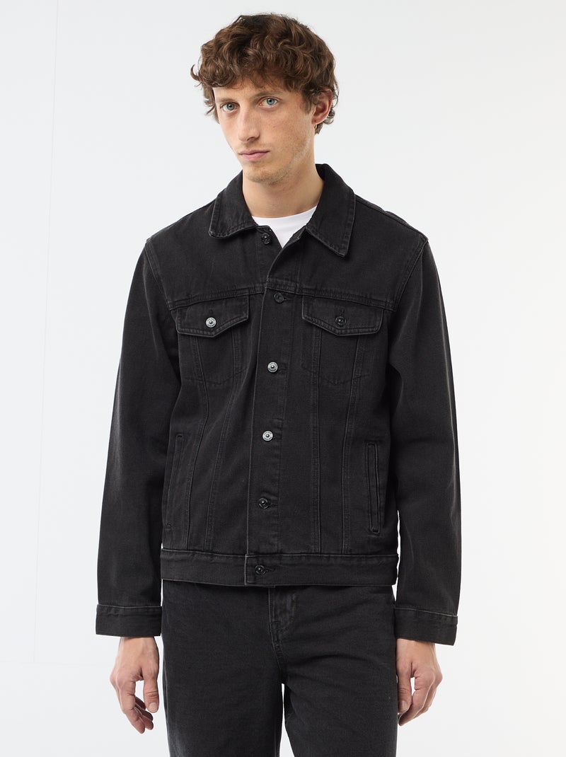 Jeansjas Zwart - Kiabi