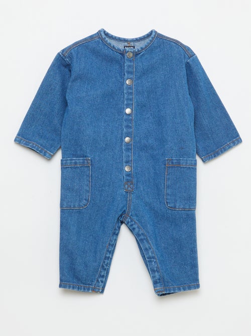 Jeansoverall met opgestikte zakken - Kiabi