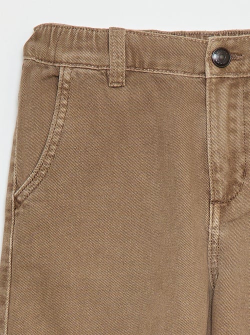 Jeans/spijkerbroek met wijd bollend model - Kiabi