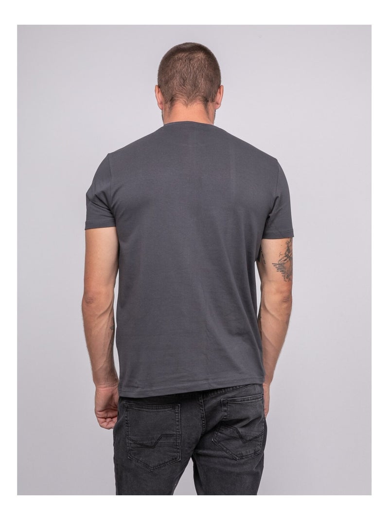 Jedda effen t-shirt met korte mouwen Grijs - Kiabi