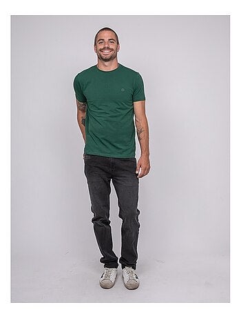Jedda effen t-shirt met korte mouwen