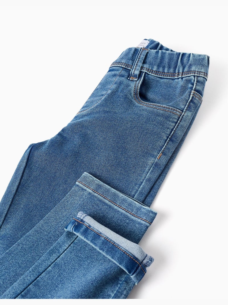 Jegging avec 4 poches Bleu Bleu - Kiabi