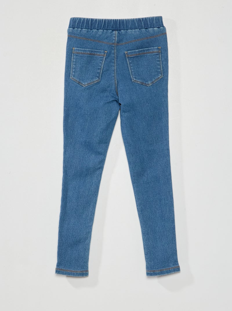 Jegging avec taille élastiquée Double stone - Kiabi