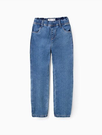Jegging en denim à taille réglable
