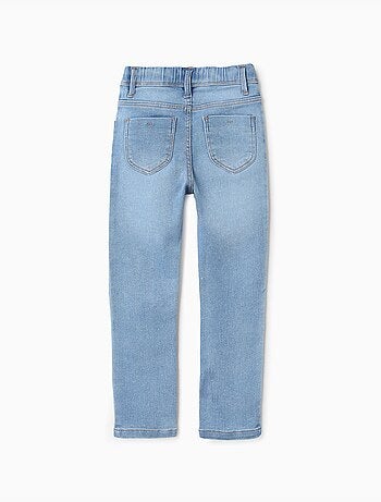 Jegging en denim à taille réglable