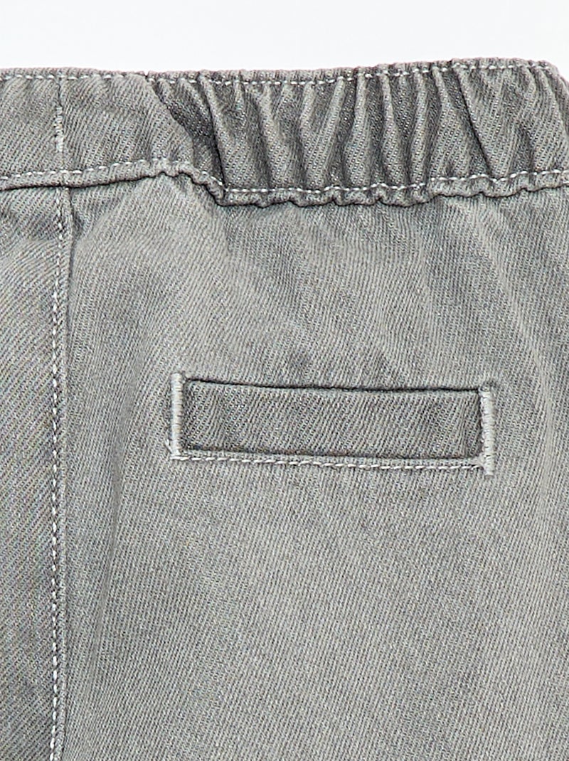 Jegging en jean Gris - Kiabi