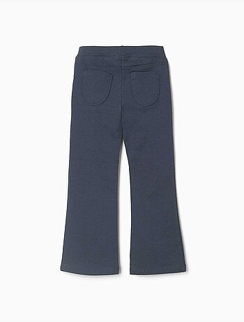 Jegging évasé en coton peigné