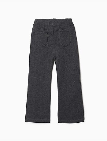 Jegging évasé en coton peigné