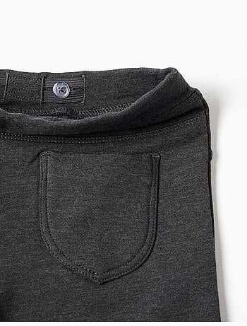 Jegging évasé en coton peigné