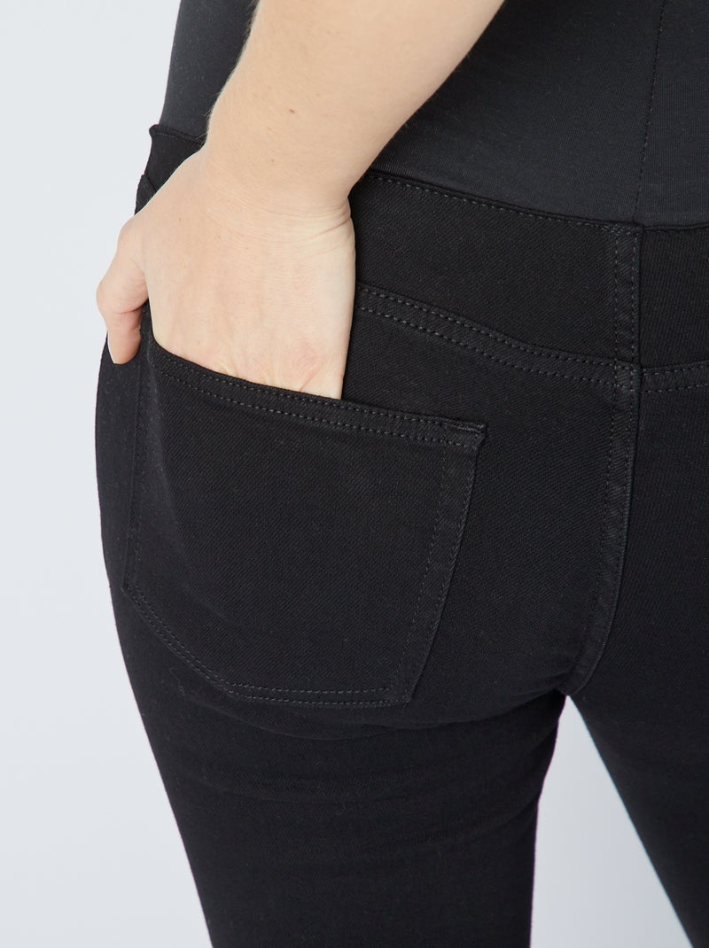 Jegging grossesse avec bandeau Noir - Kiabi