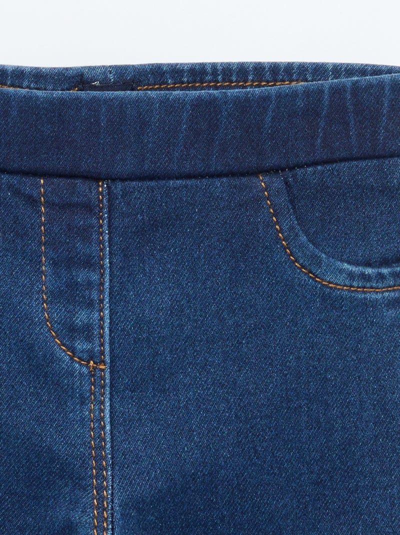 Jegging stretch façon denim Bleu - Kiabi