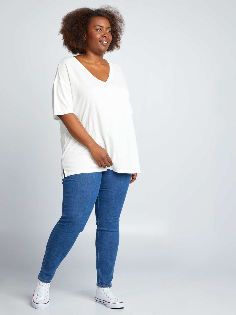 Jegging taille haute regular stretch Stone - Kiabi