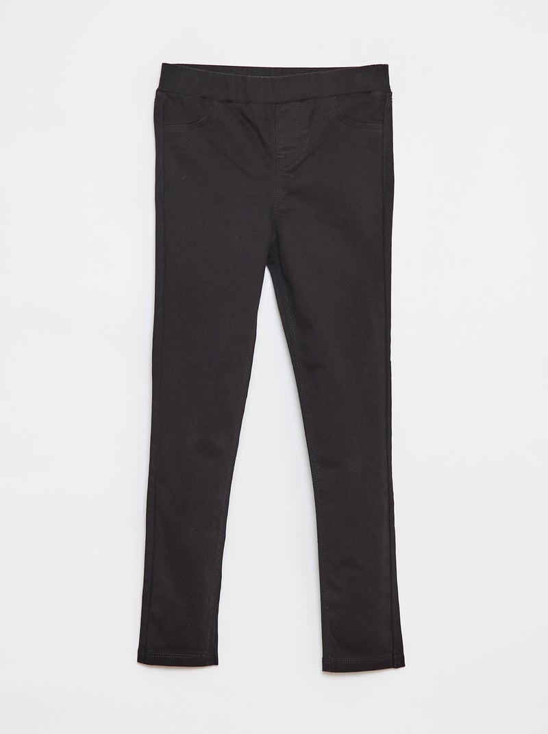 Jegging uni Noir - Kiabi