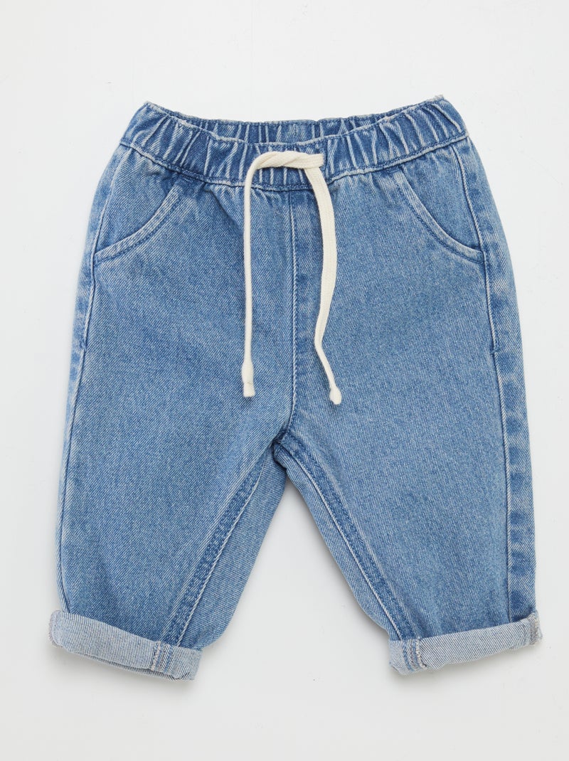 Jegging van spijkerstof BLAUW - Kiabi