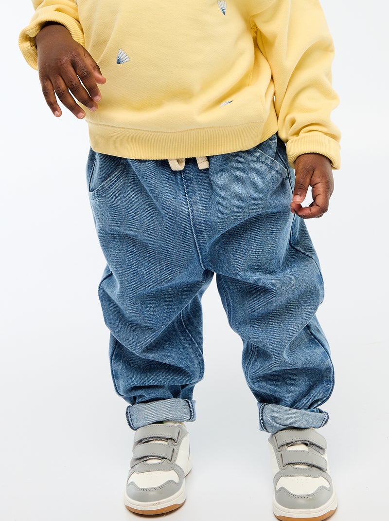 Jegging van spijkerstof BLAUW - Kiabi