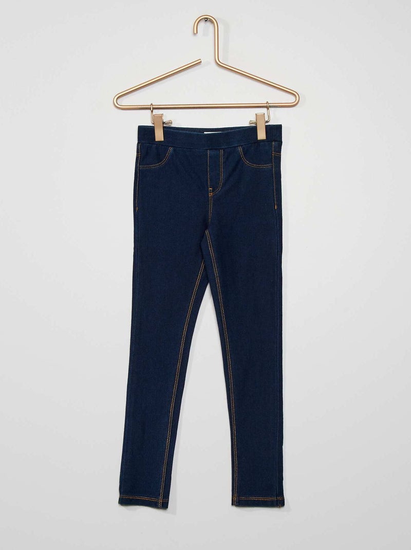 Jegging van stretchstof BLAUW - Kiabi
