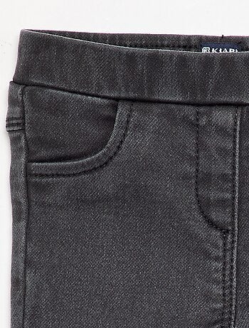 Jegging van stretchstof in denimstijl