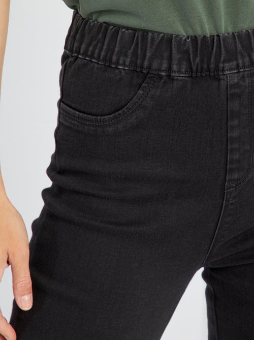 Jegging van stretchstof met hoge taille - Kiabi