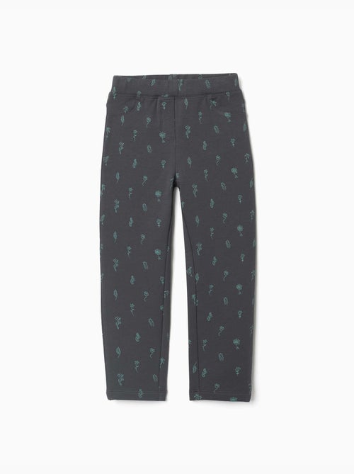 Jeggings à coupe skinny en coton peigné avec imprimé floral - Kiabi Jeggings à coupe skinny en coton peigné avec imprimé floral - Kiabi