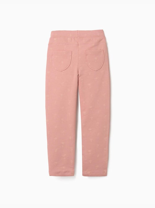 Jeggings à coupe skinny en coton peigné avec imprimé floral - Kiabi